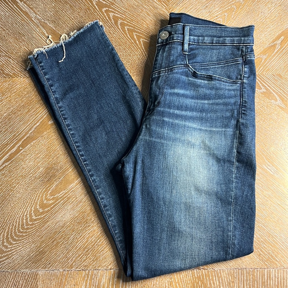 3X1 Raw Hem High Rise Denim Jean in Lana 29